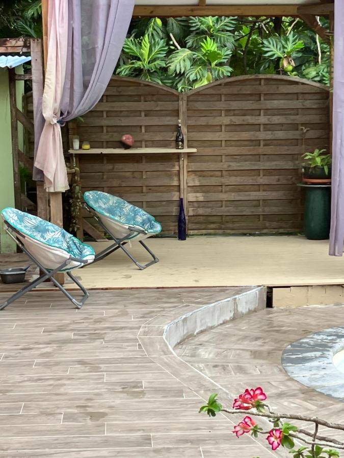 Kazamwe Chambre Hotes Apartment Petit-Bourg Bagian luar foto